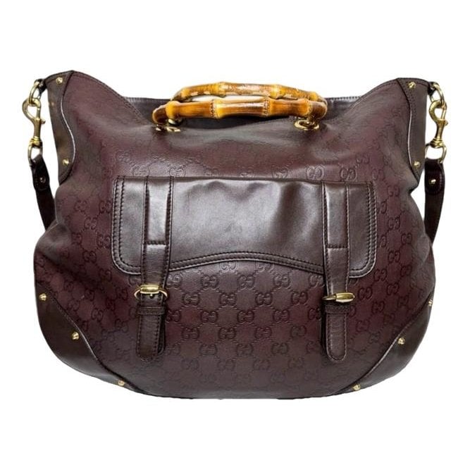 Leather tote