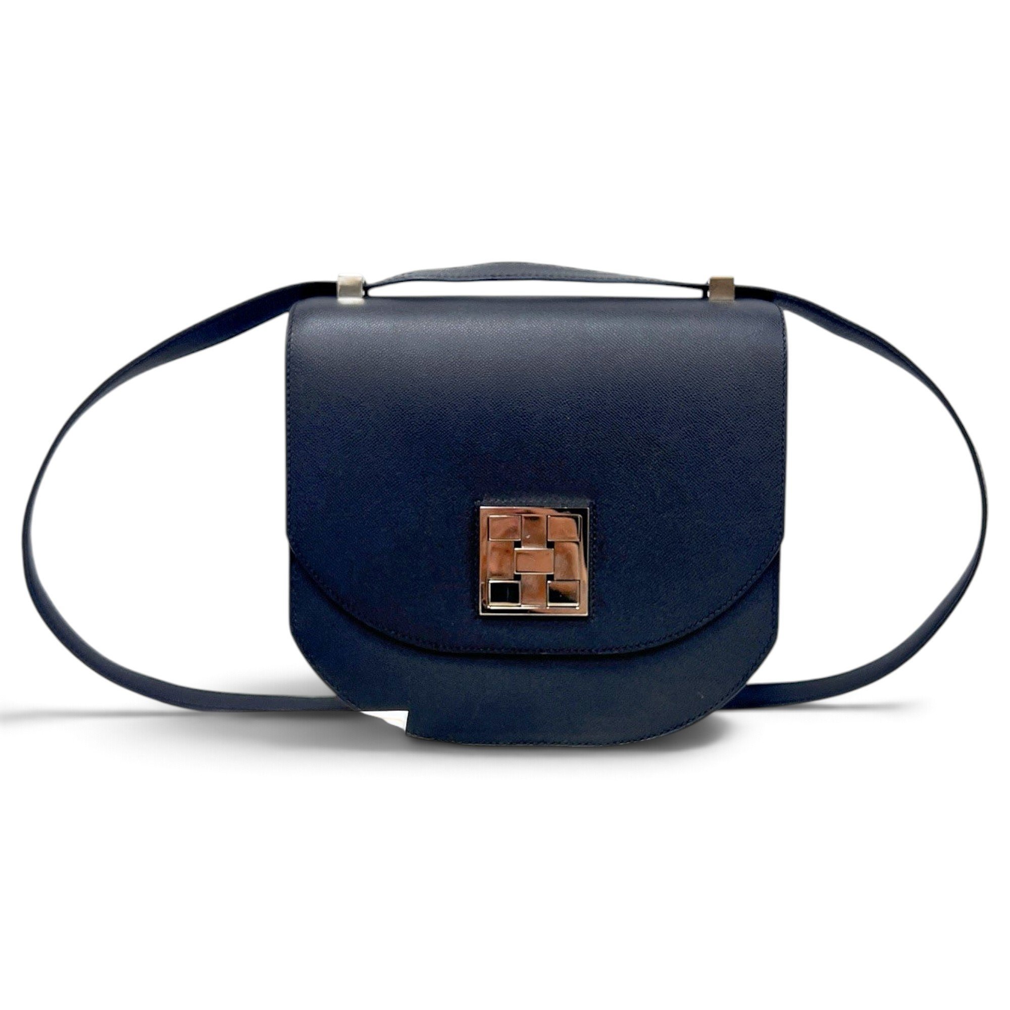 Mosaïque leather handbag