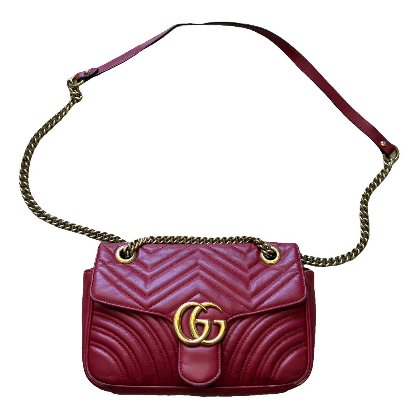 GG Marmont Chain Flap leather crossbody bag