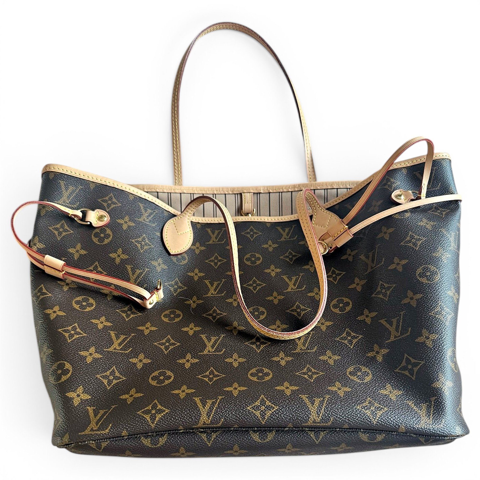 Neverfull leather tote