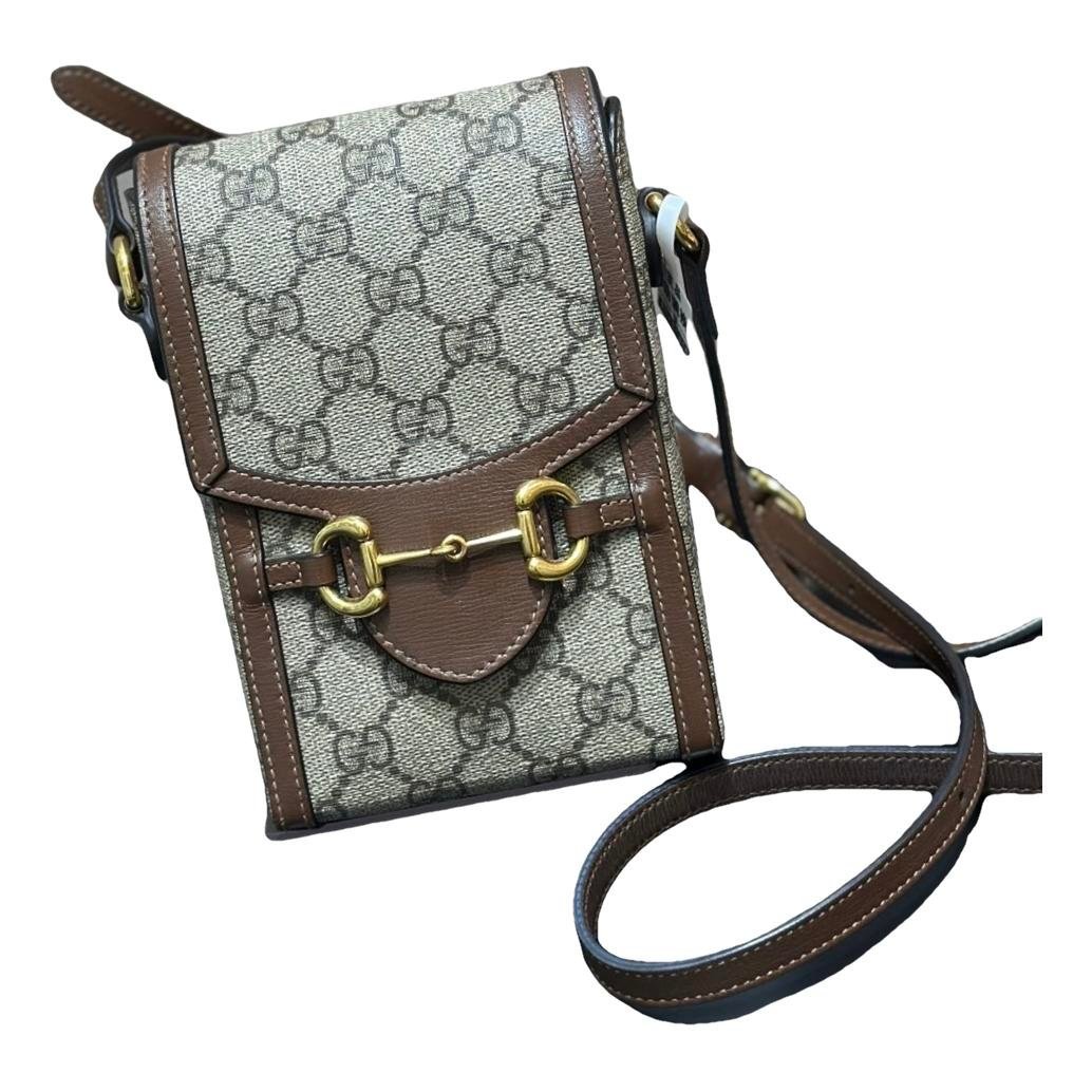 Horsebit 1955 Vertical leather handbag
