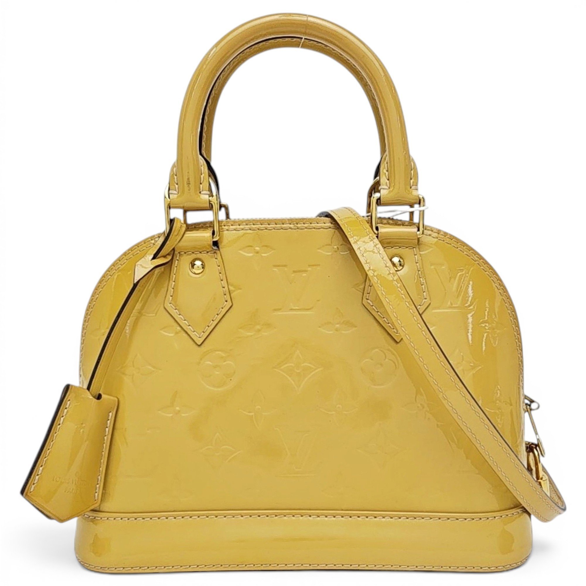 Alma patent leather handbag