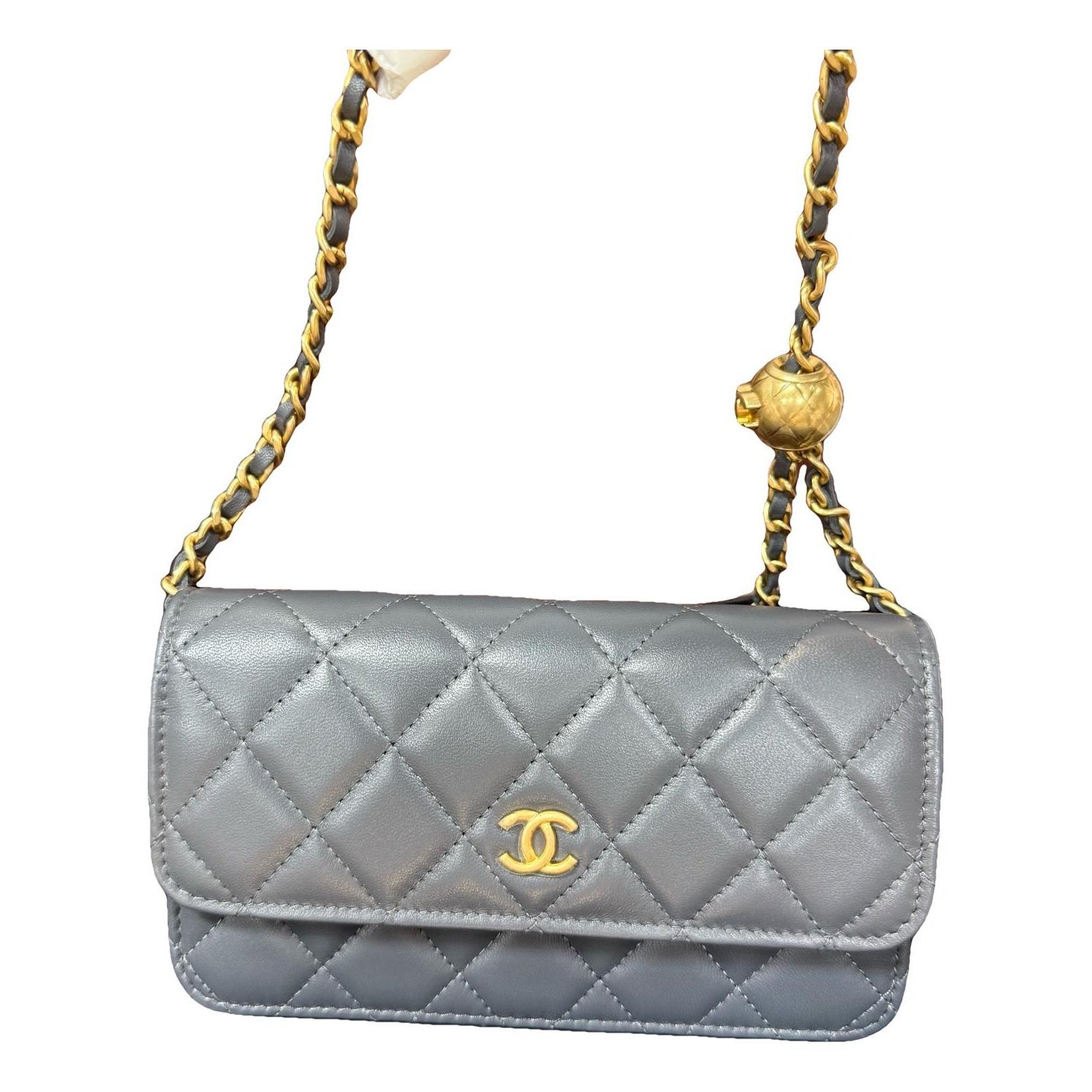 Wallet On Chain Timeless/Classique leather handbag