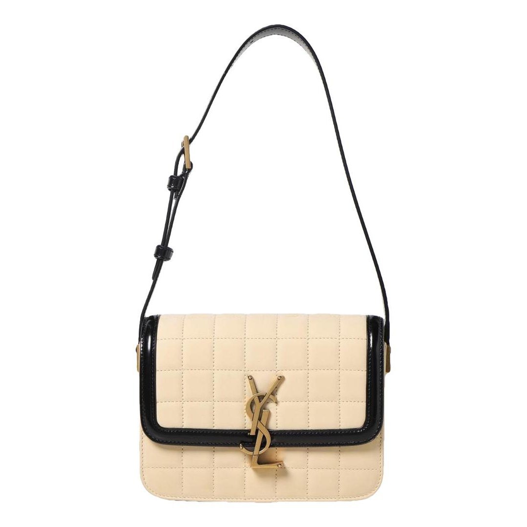 Solférino leather handbag