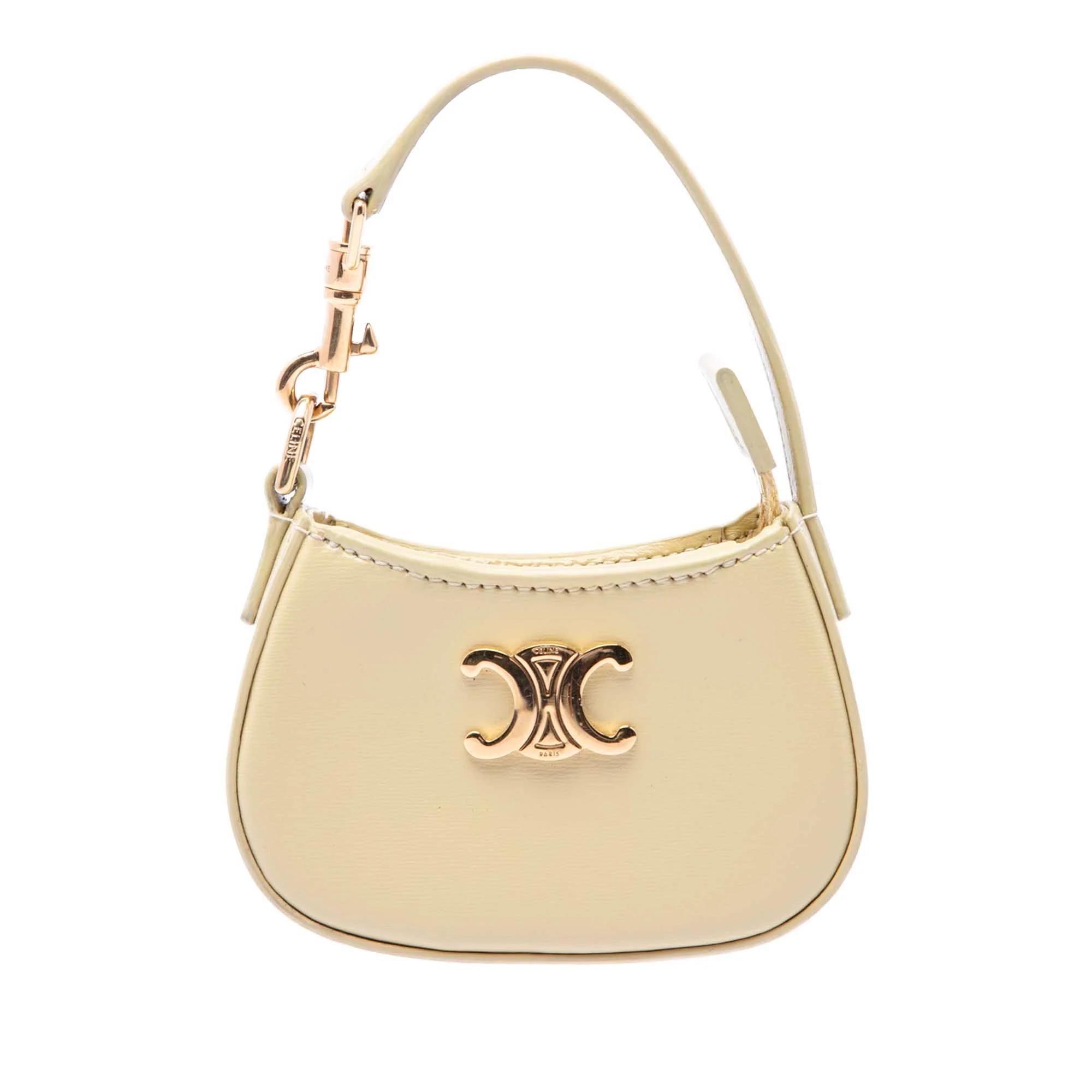Triomphe pony-style calfskin handbag