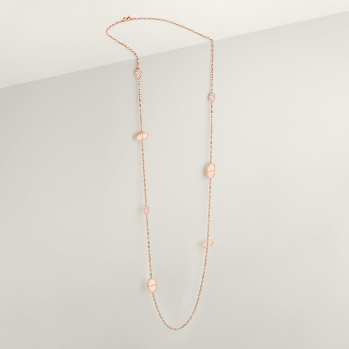 Sans Coloris Chaine d'Ancre Contour Long Necklace
