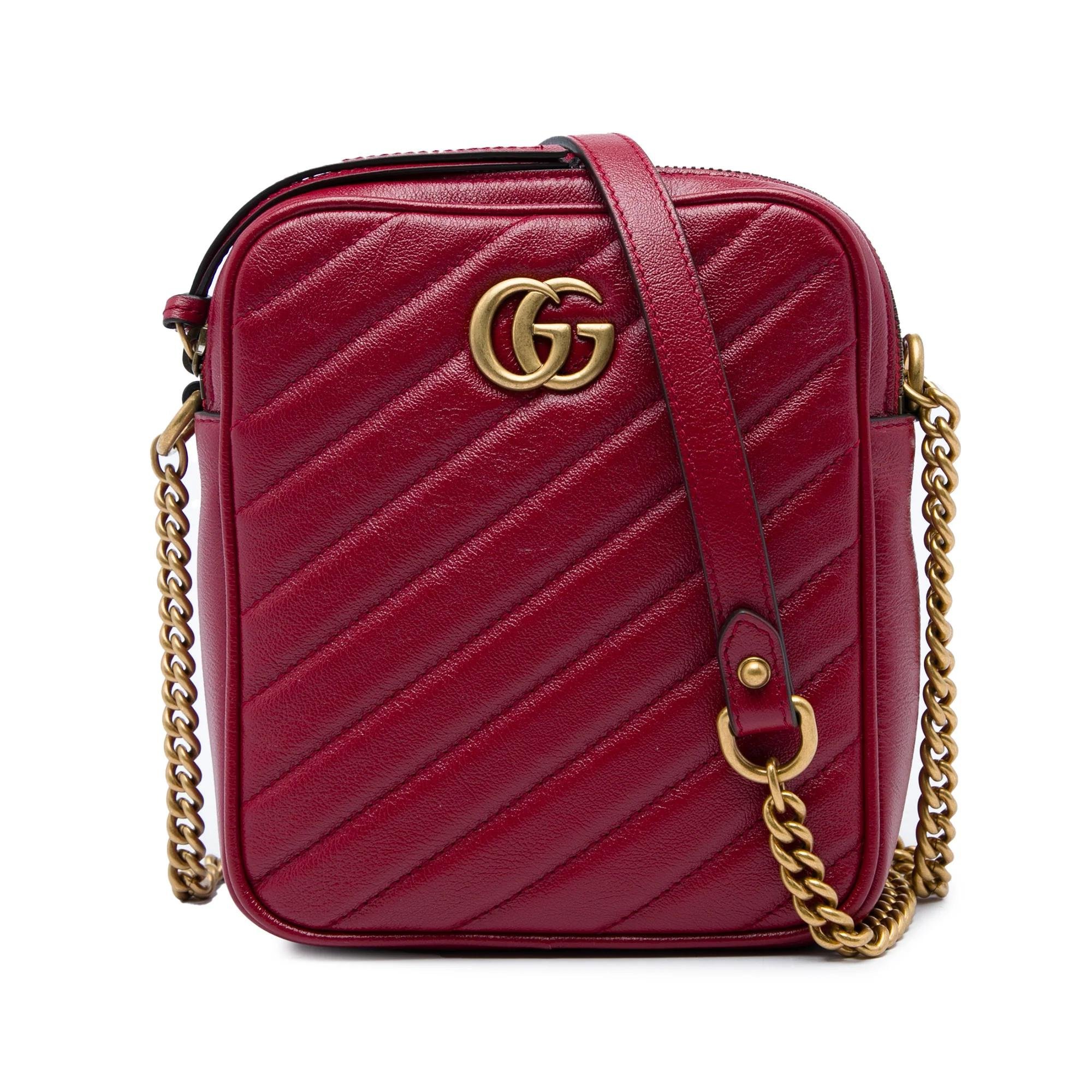 GG Marmont pony-style calfskin handbag