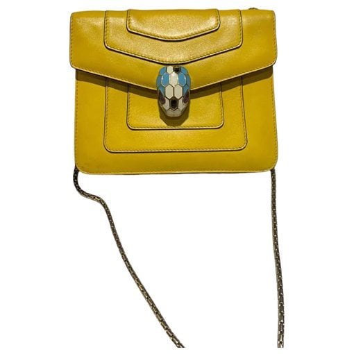 Bvlgari Serpenti leather handbag