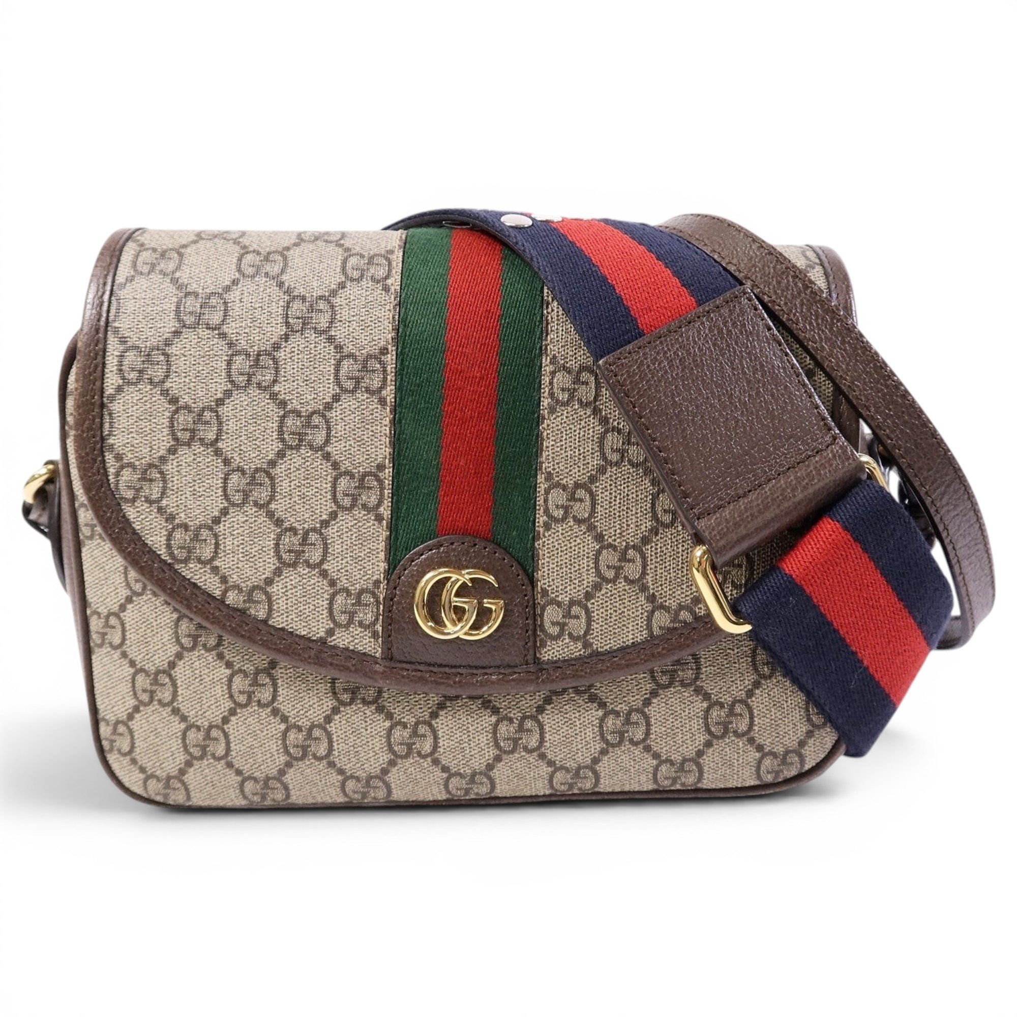 Ophidia leather crossbody bag