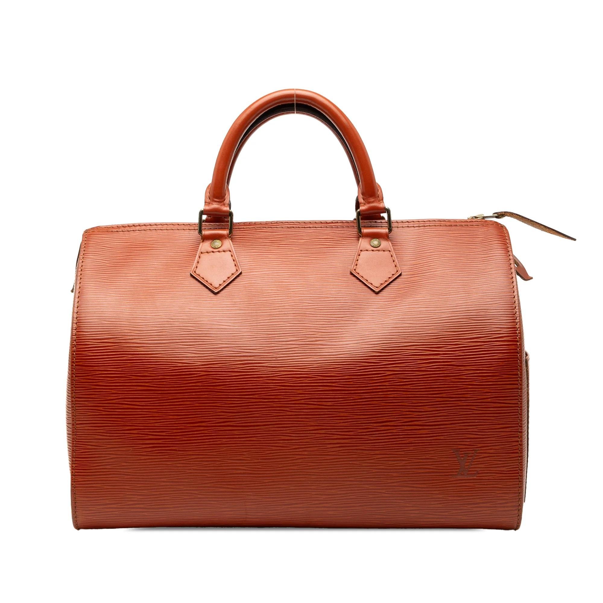 Speedy leather bag