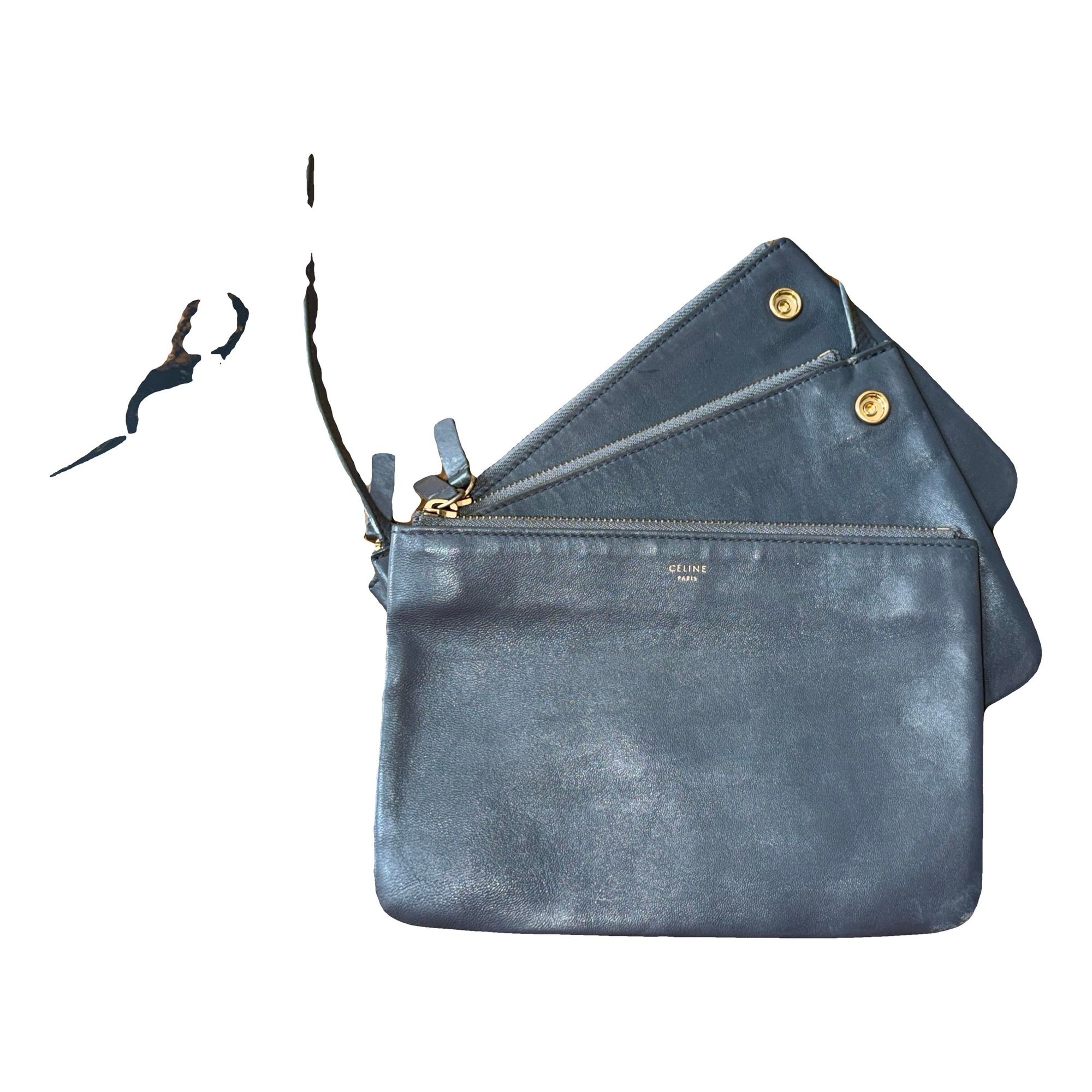 Trio leather crossbody bag