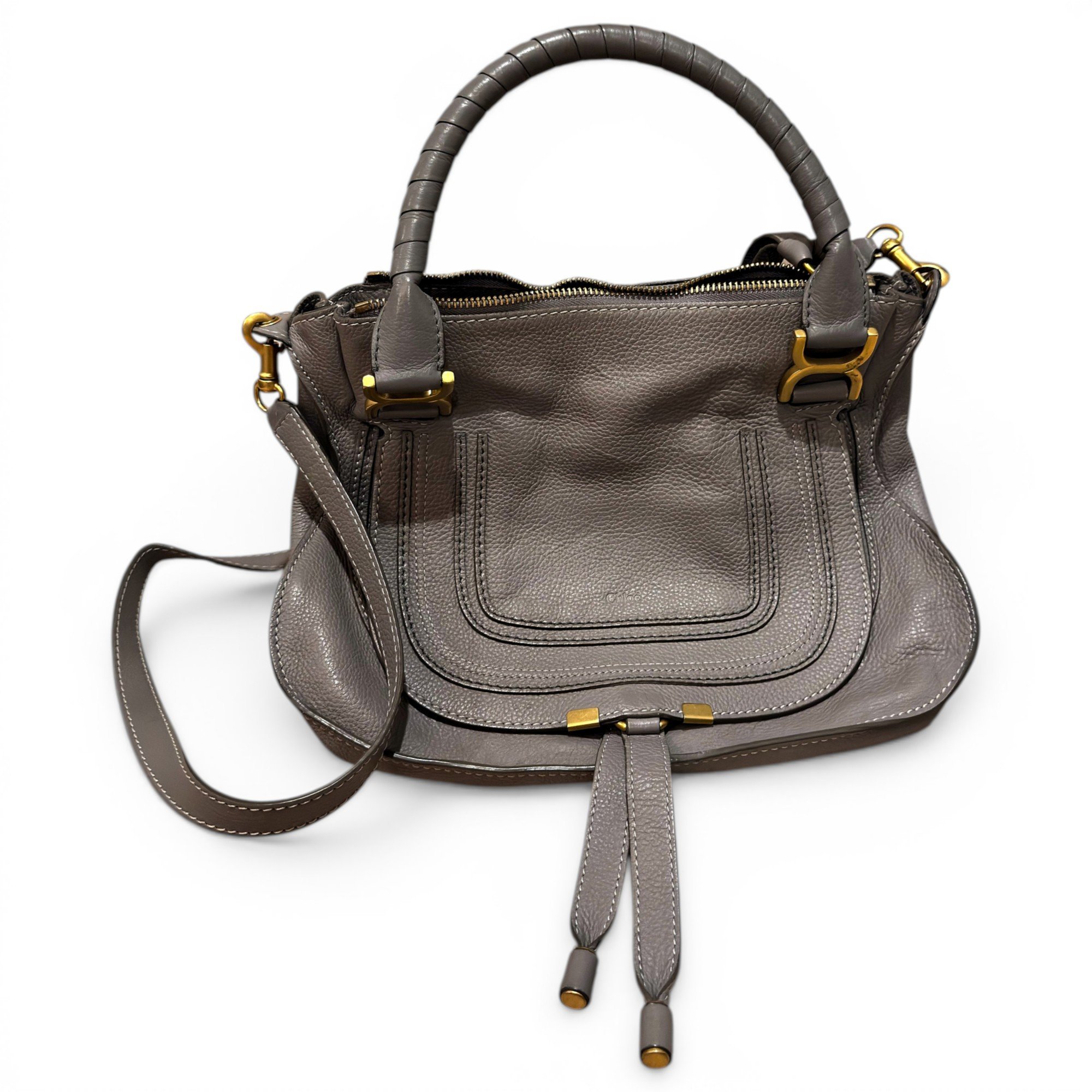 Marcie leather handbag