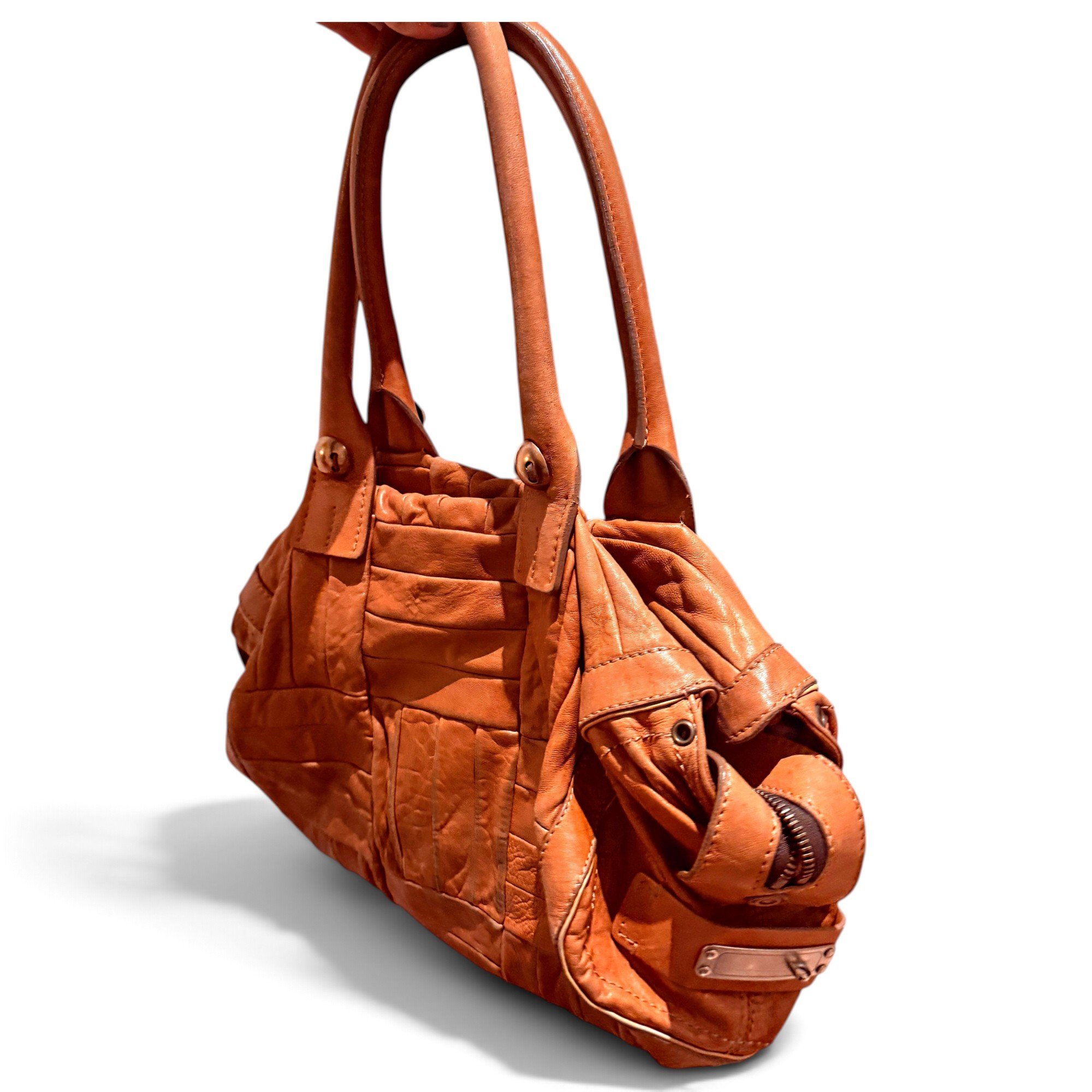 Leather handbag