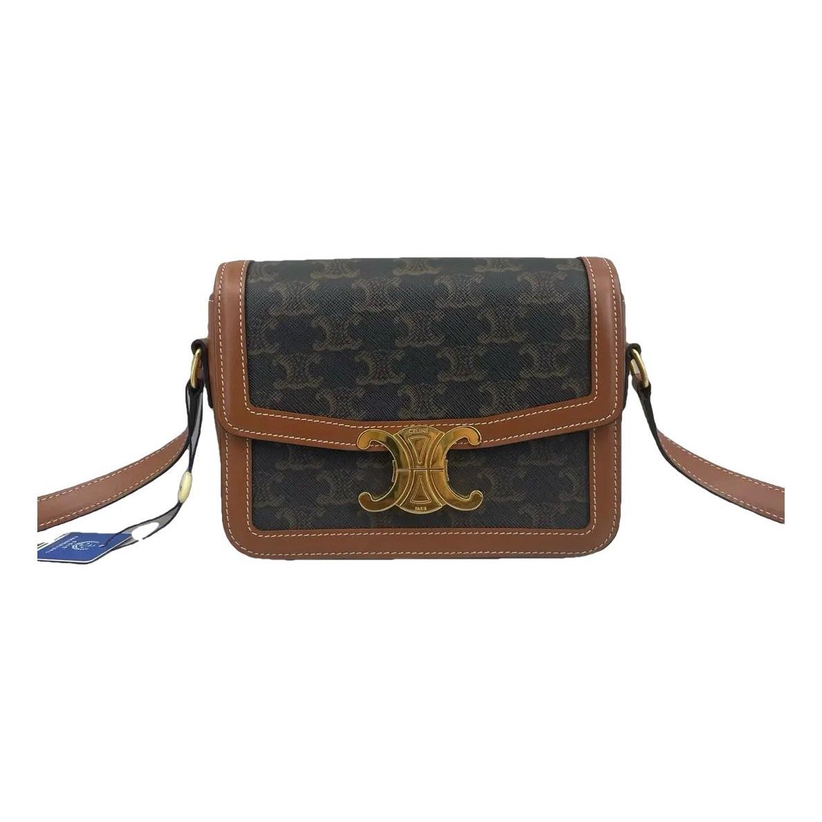 Triomphe leather handbag