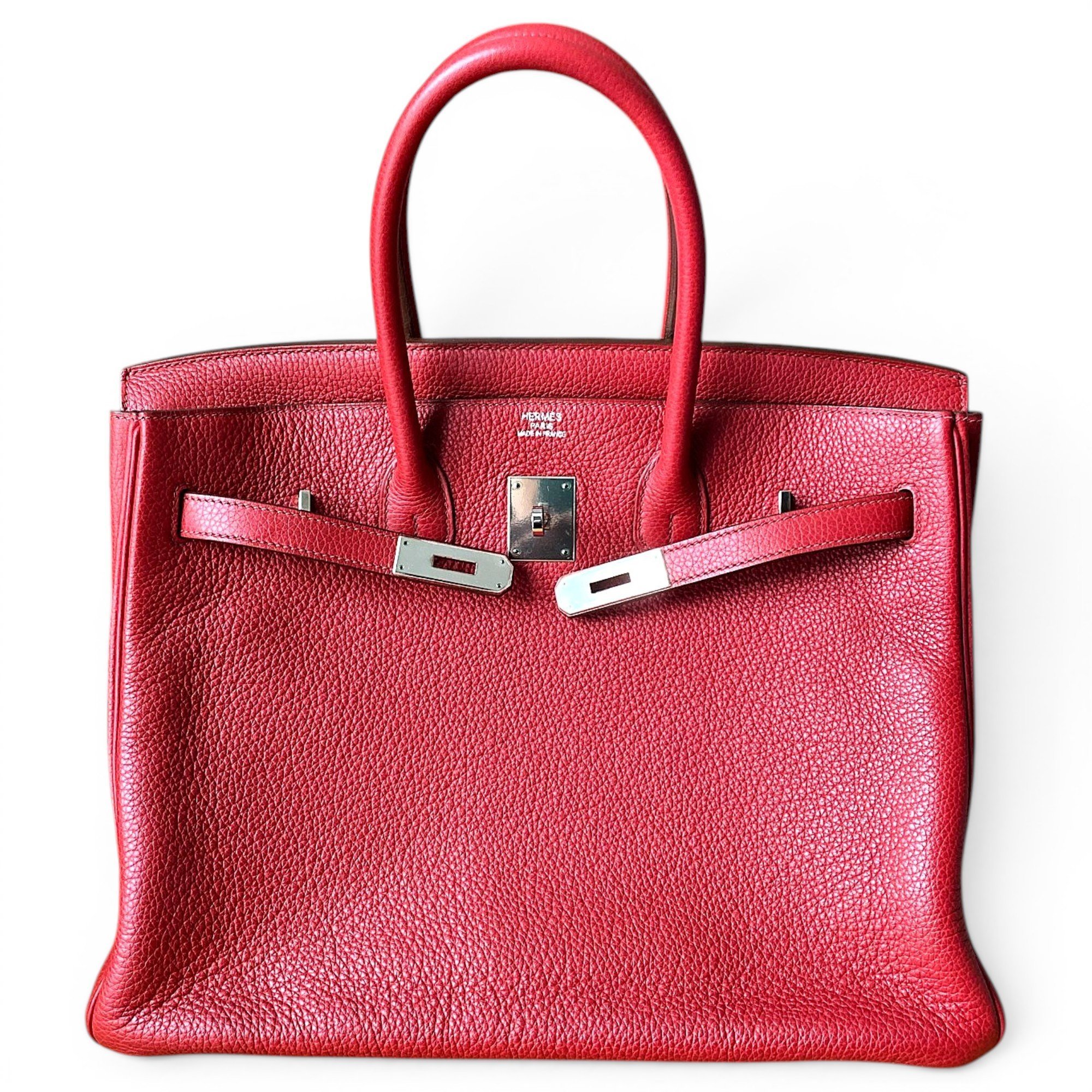 Birkin 35 leather handbag