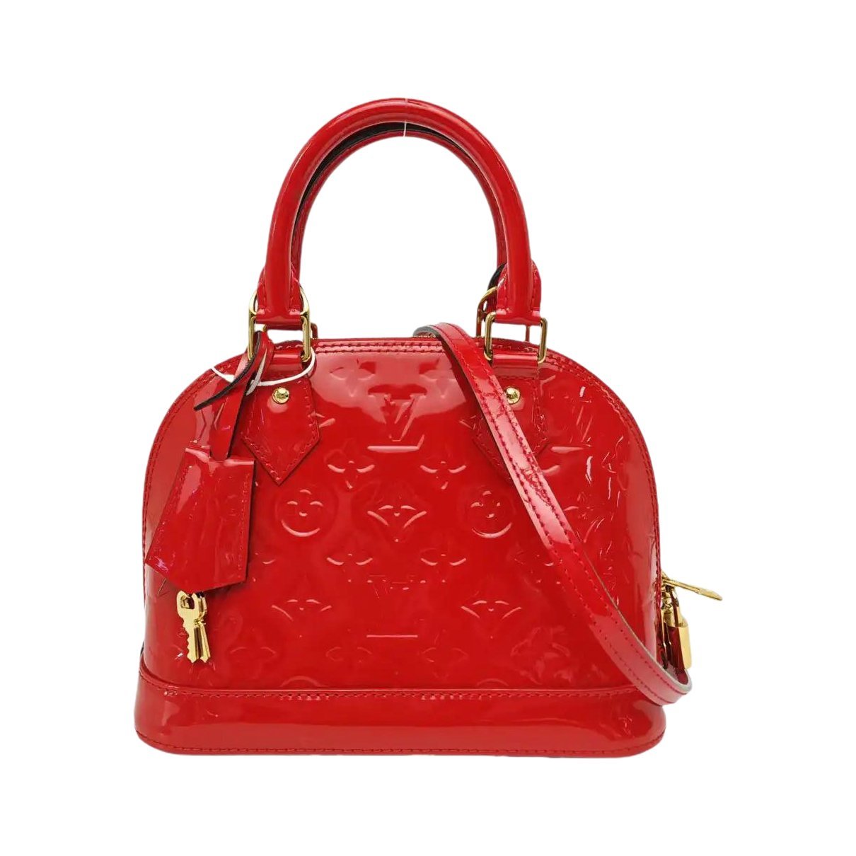 Alma BB patent leather handbag