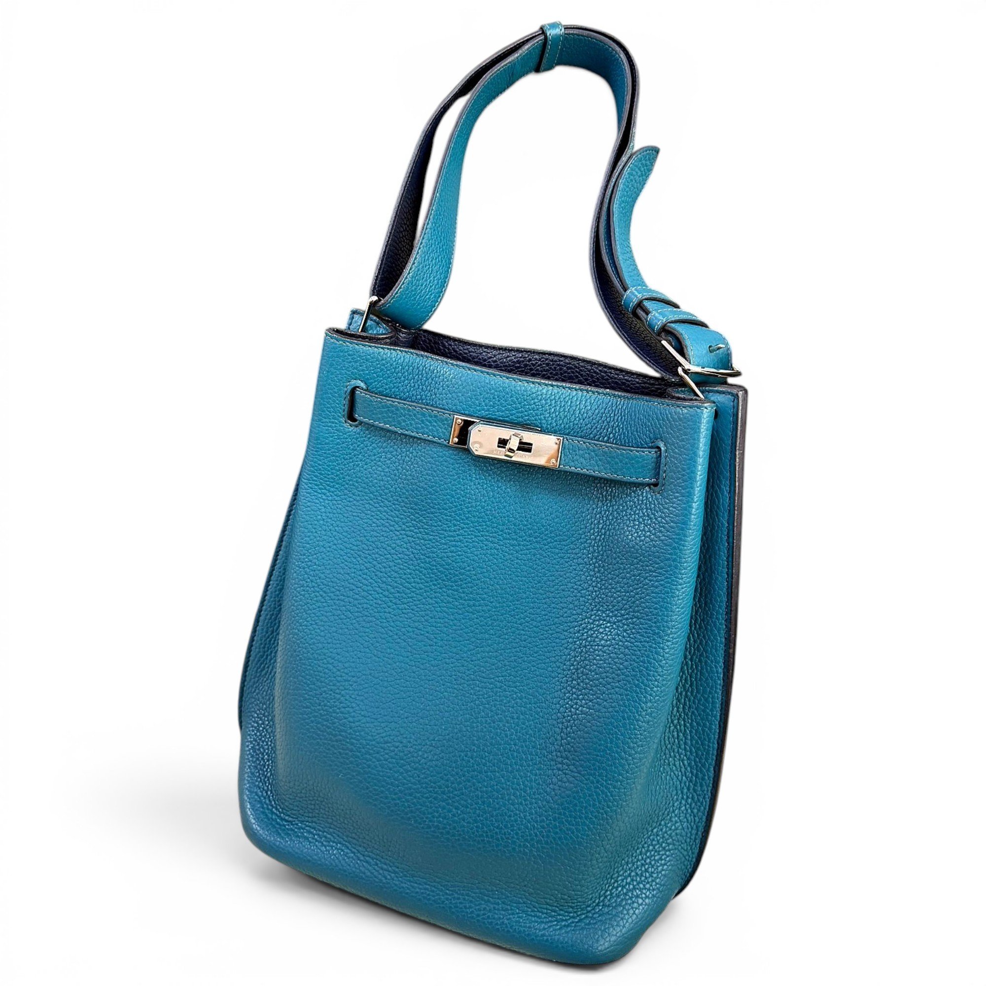 So Kelly leather handbag