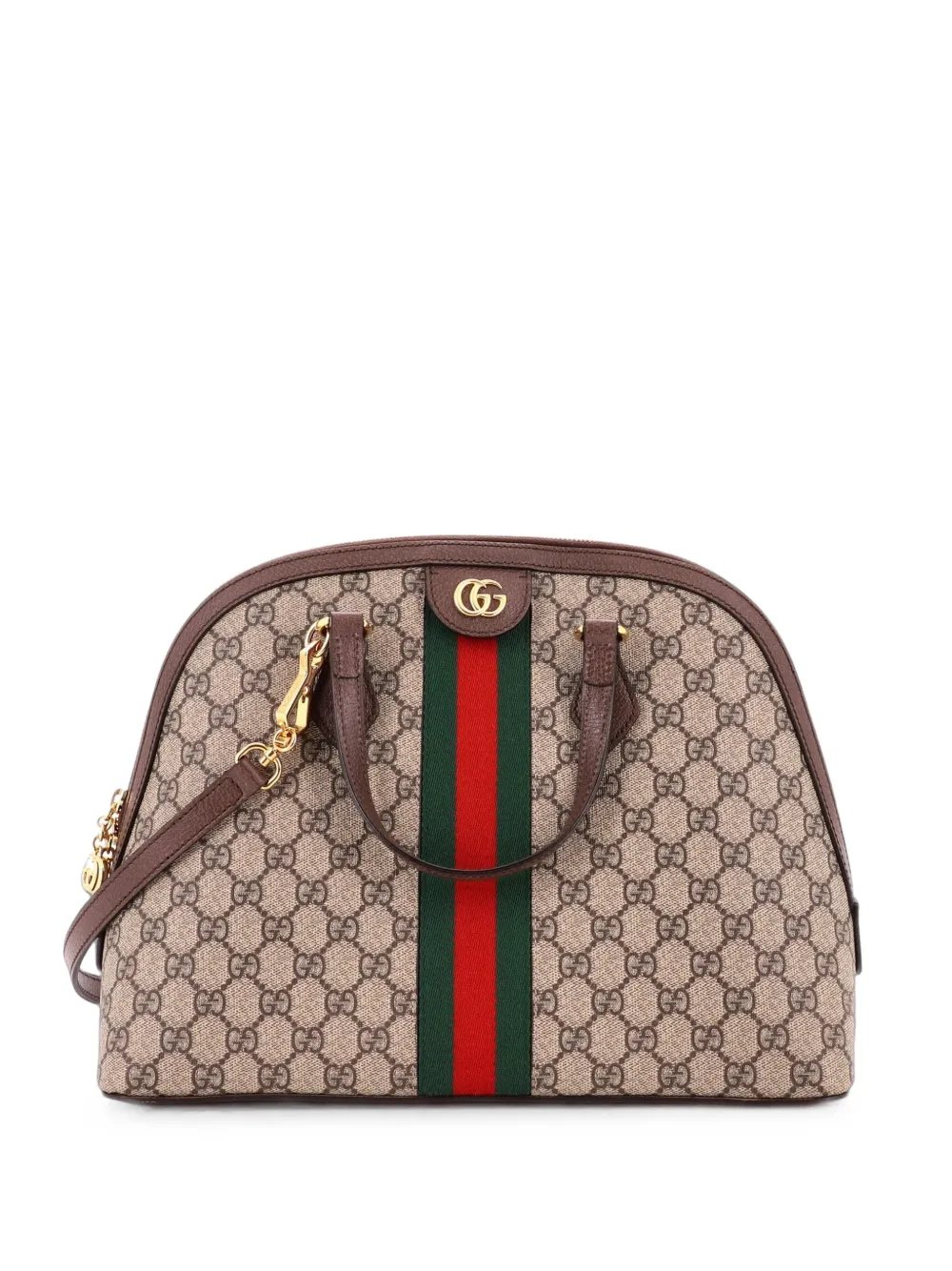 Ophidia Dome Top Handle Bag GG Coated Canvas Medium satchel