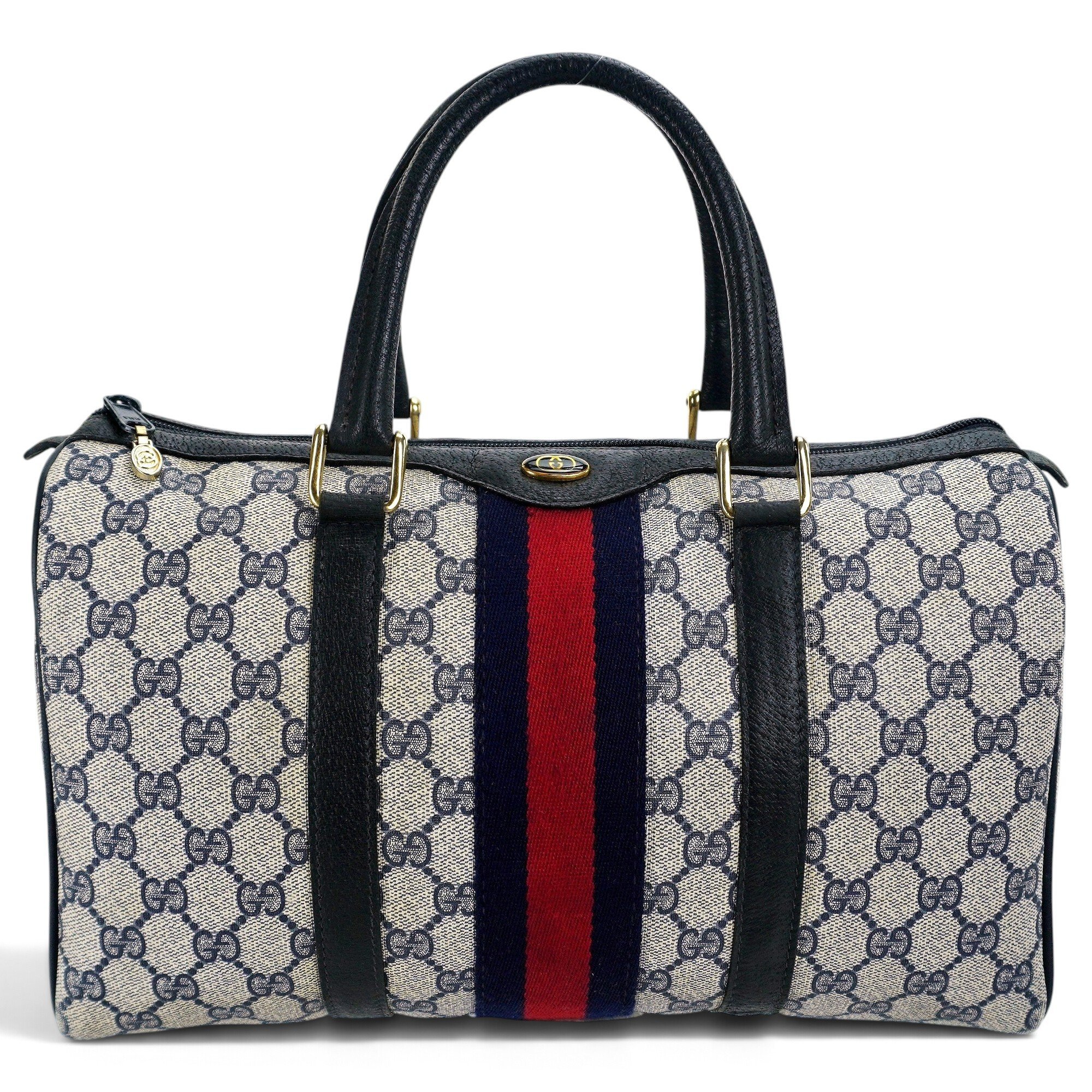 Ophidia Boston leather tote