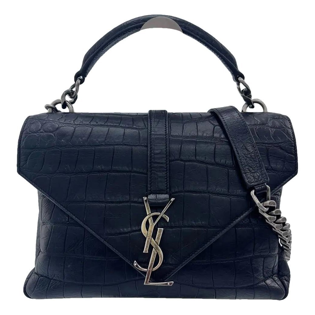 Collége monogramme leather handbag