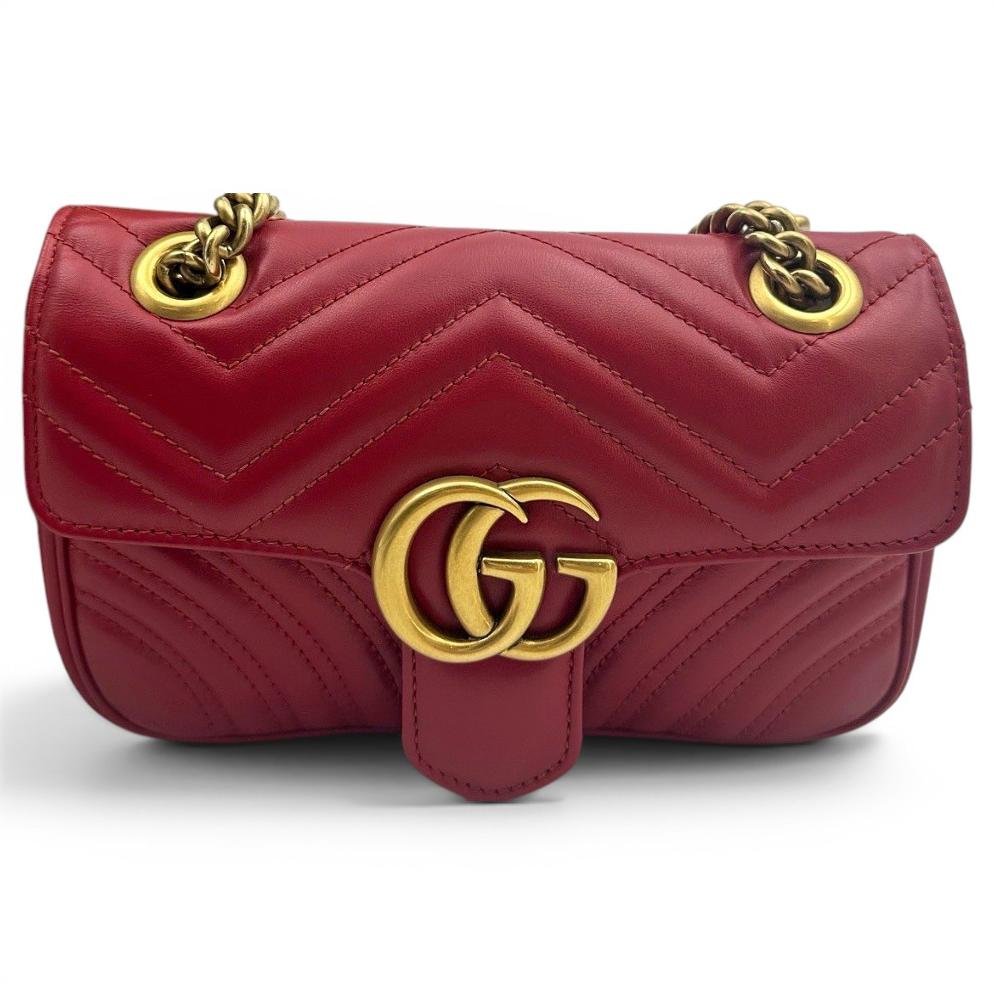 GG Marmont Flap leather crossbody bag