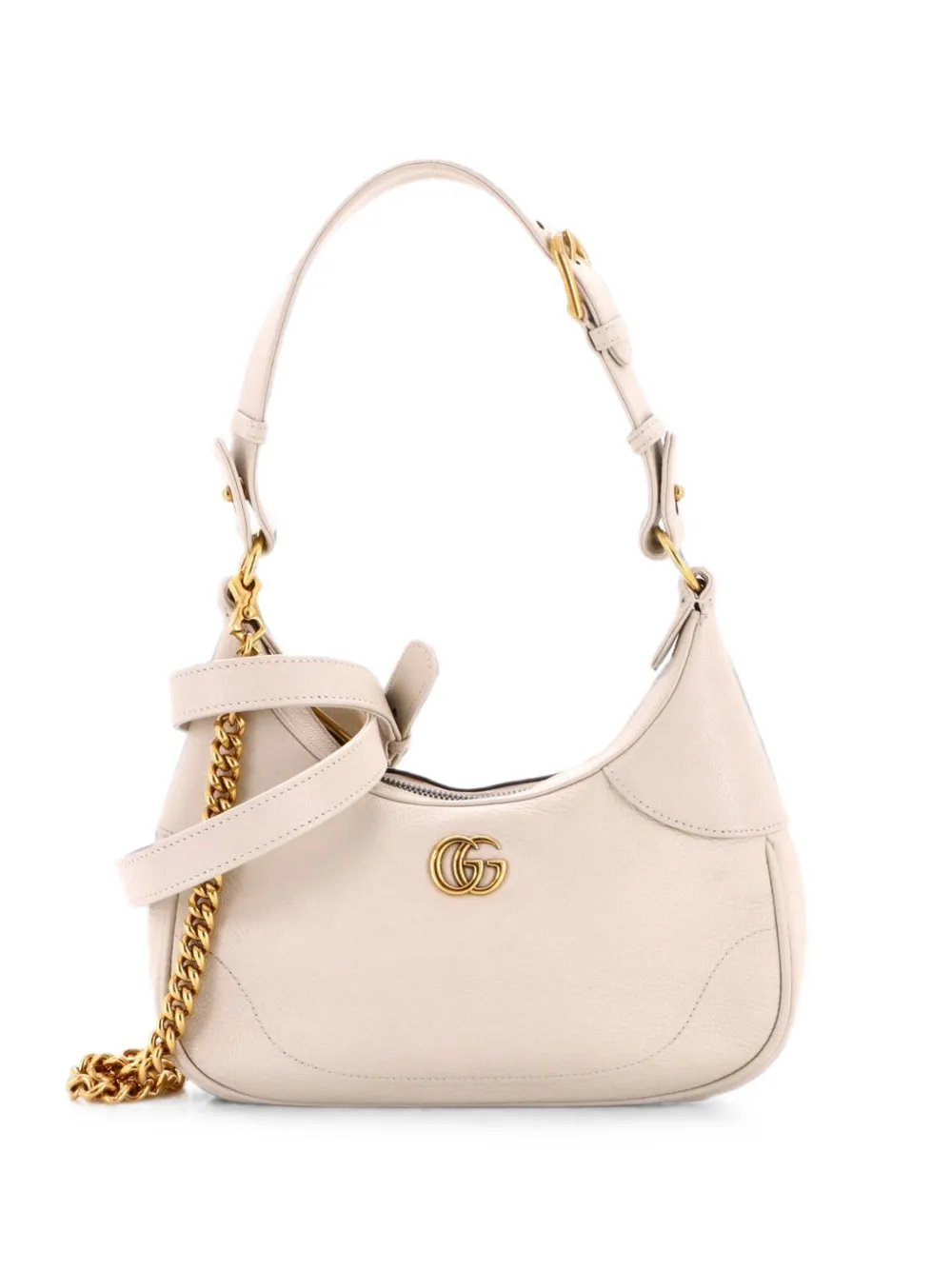 Aphrodite Zip Shoulder Bag Leather Small hobo bag