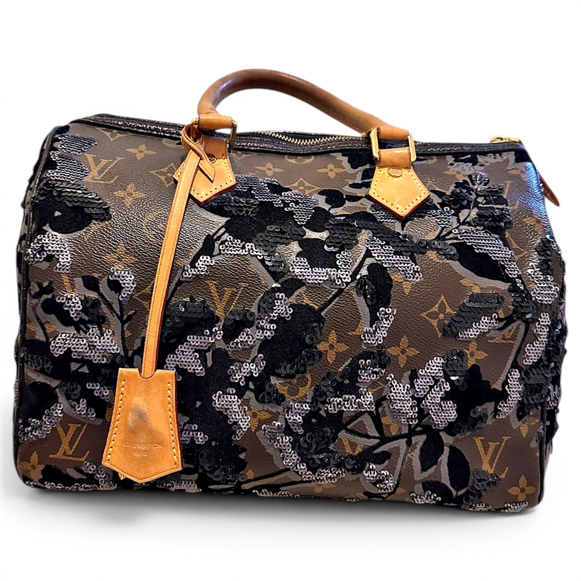 Speedy leather handbag