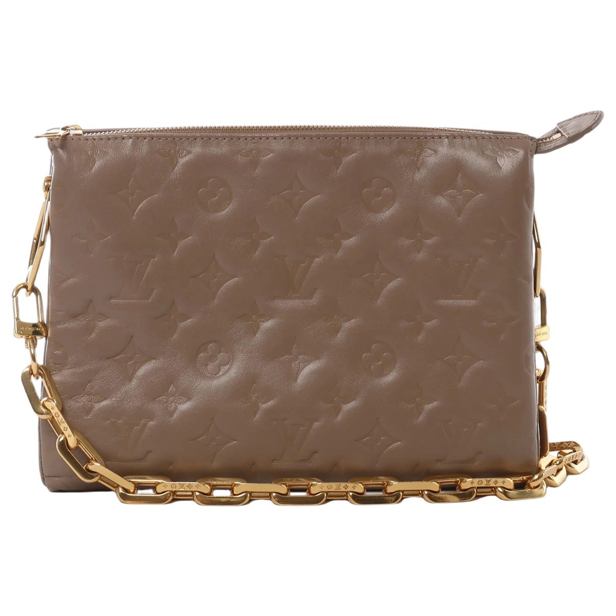 Coussin leather handbag