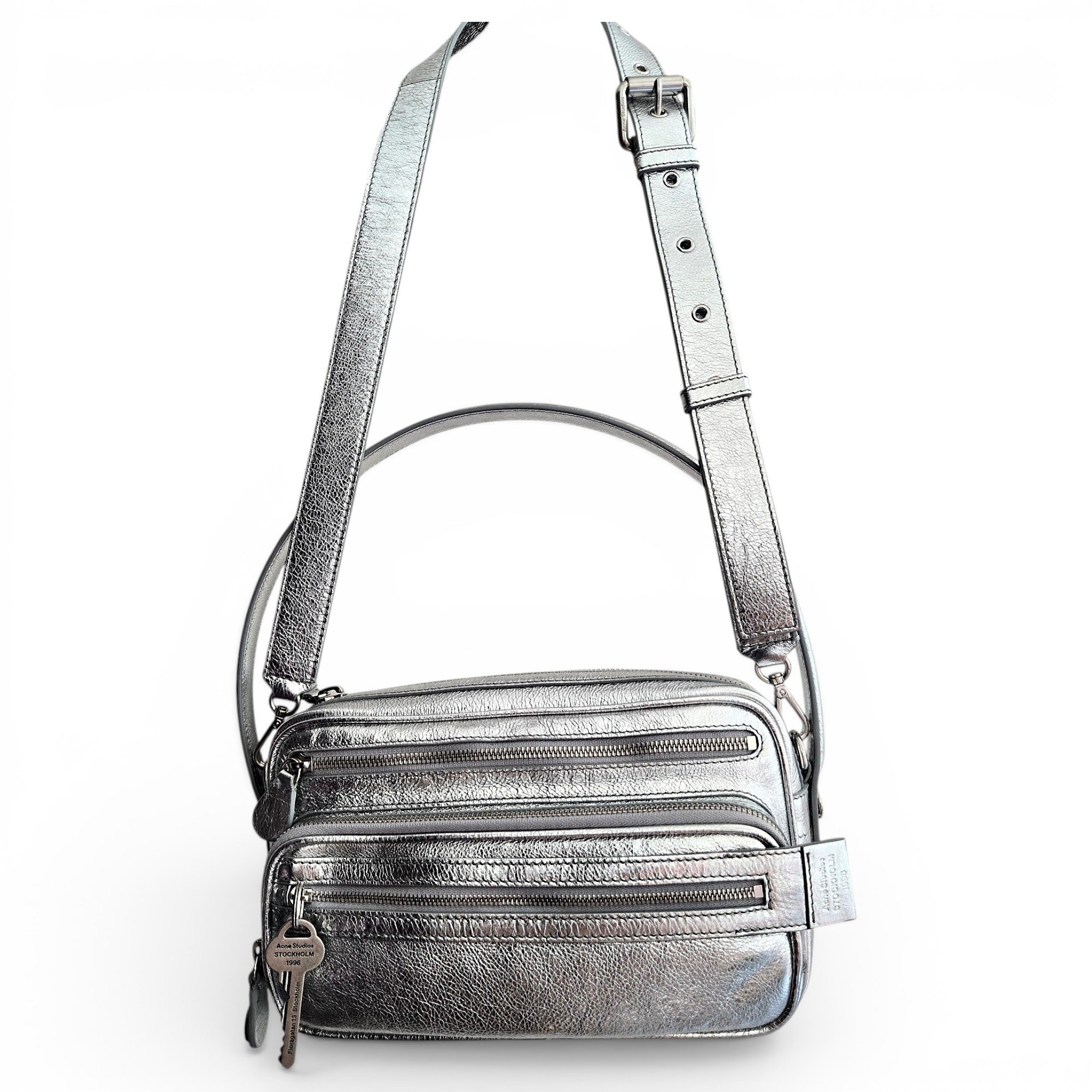 Leather crossbody bag