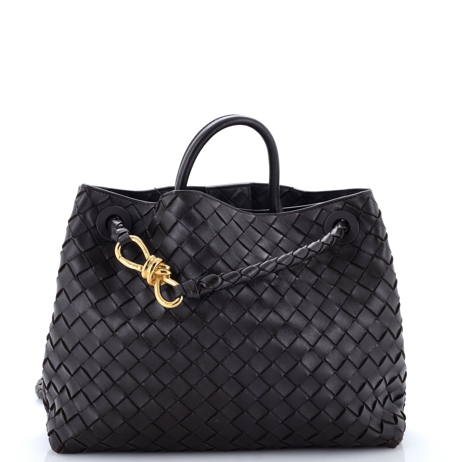 Andiamo Top Handle Bag Intrecciato Nappa Medium