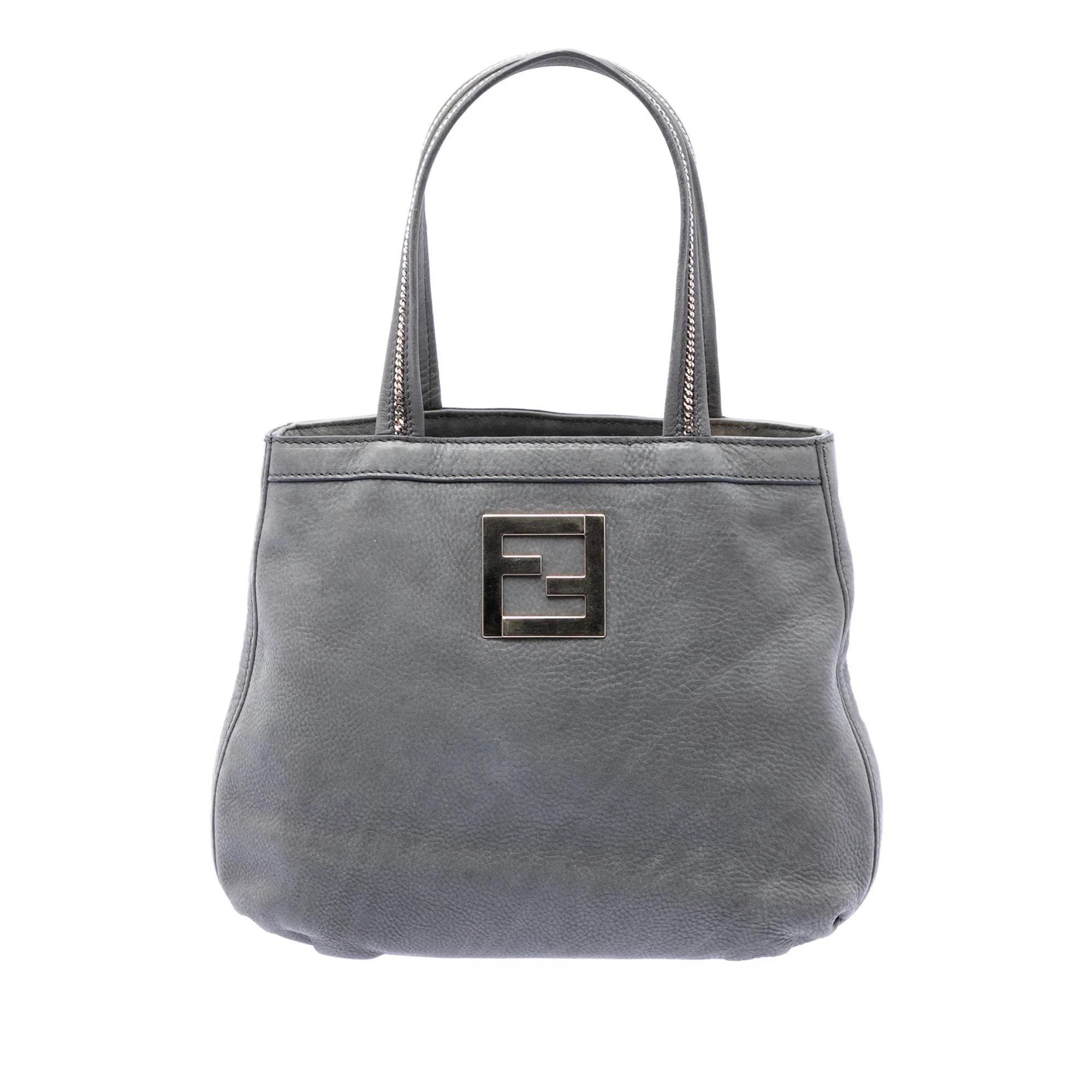 FF leather tote