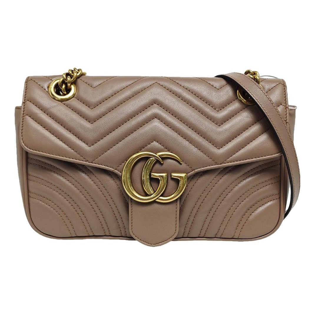 GG Marmont Flap leather crossbody bag