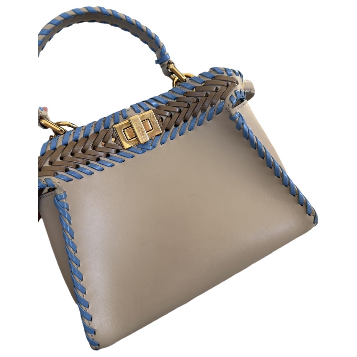 Peekaboo leather handbag