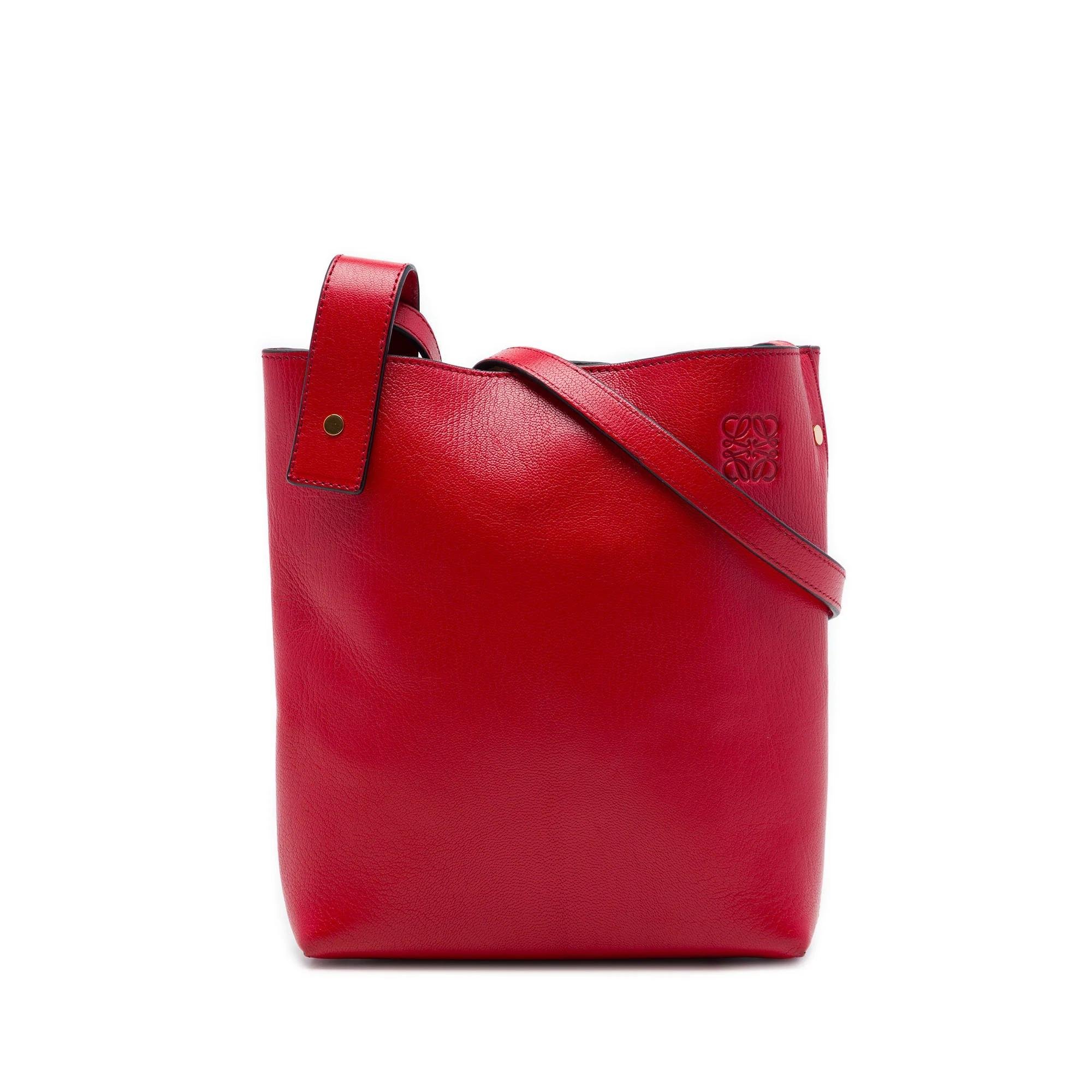 Anagram leather handbag