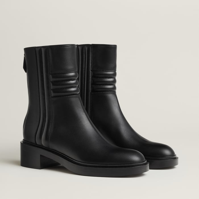 Noir Bota De Cano Baixo Harper