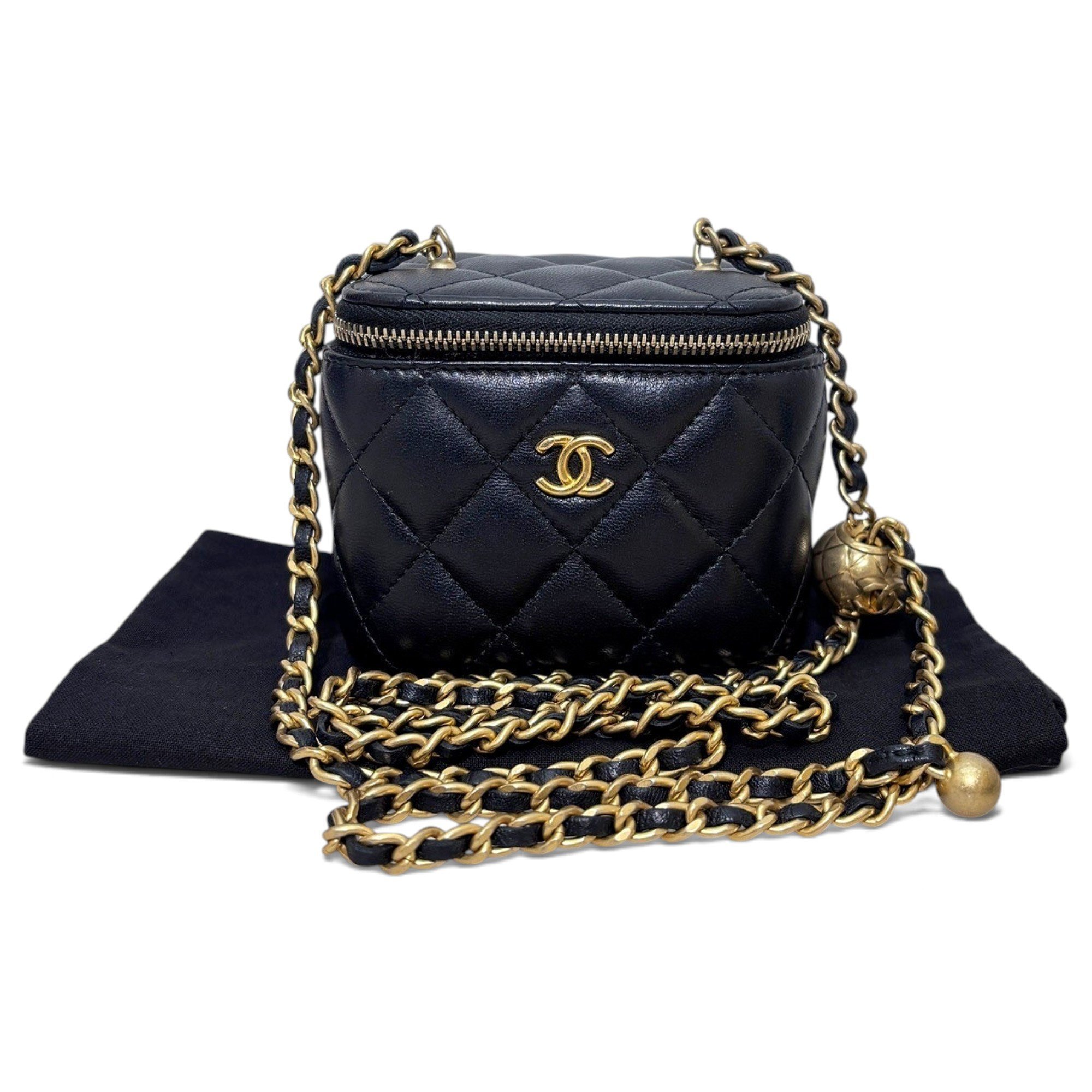 Trendy CC Vanity leather mini bag