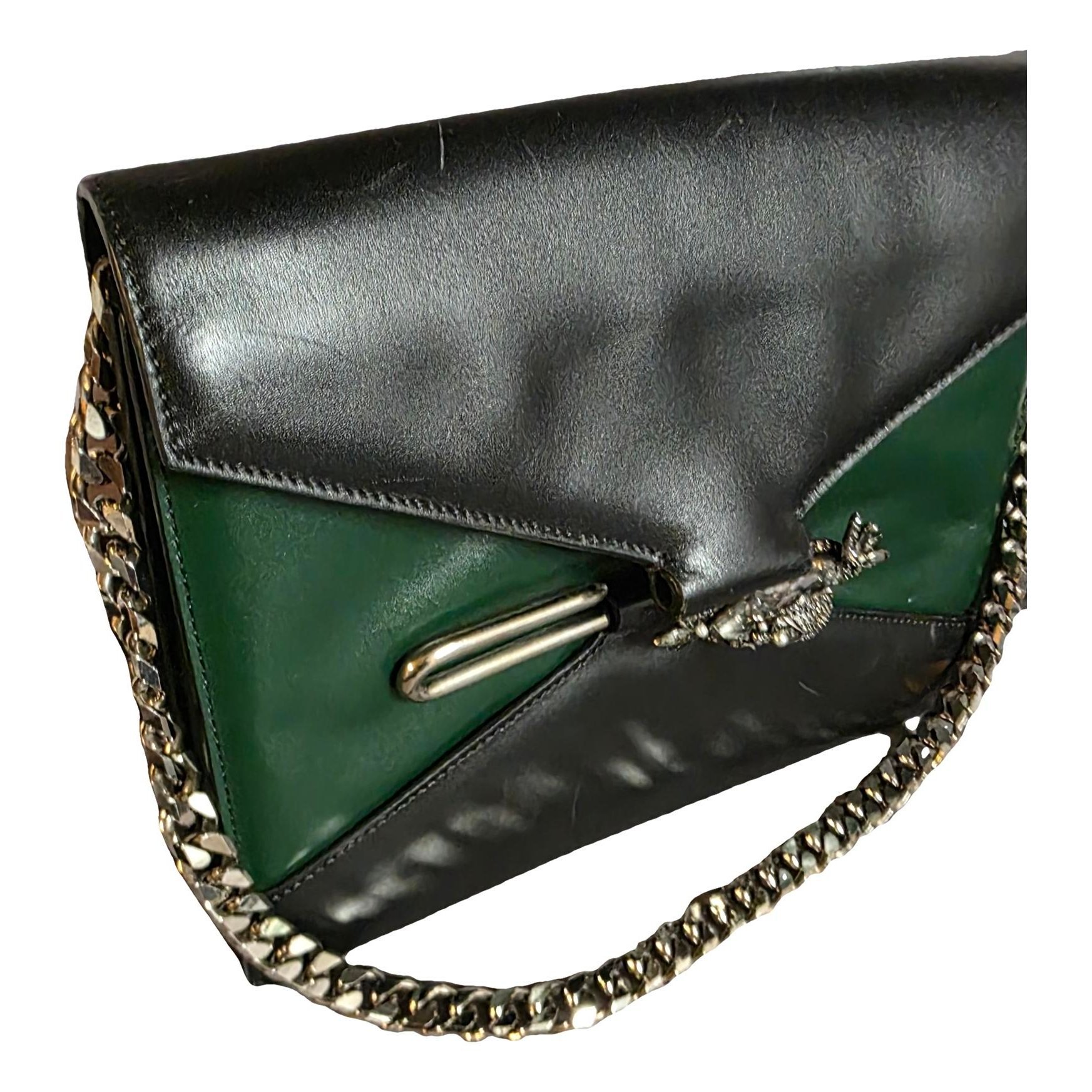 Alexander McQueen Heroine Chain leather handbag