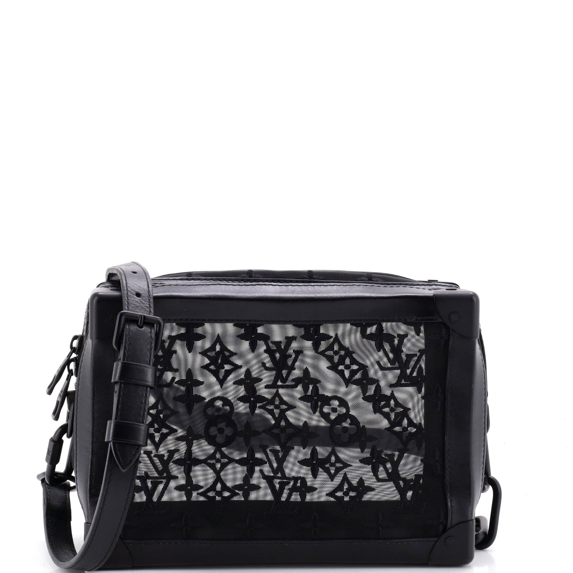 Soft Trunk Bag Monogram See Through Mesh
