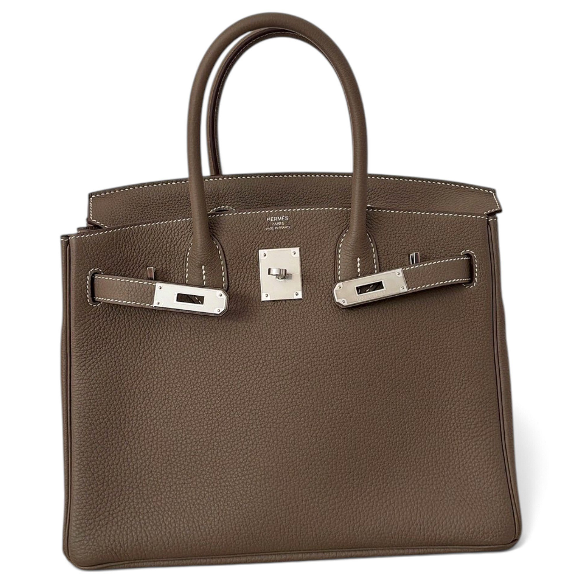 Birkin 30 leather handbag