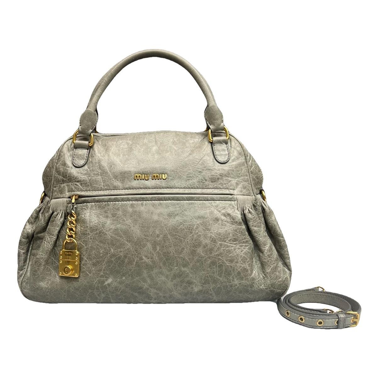 Leather handbag