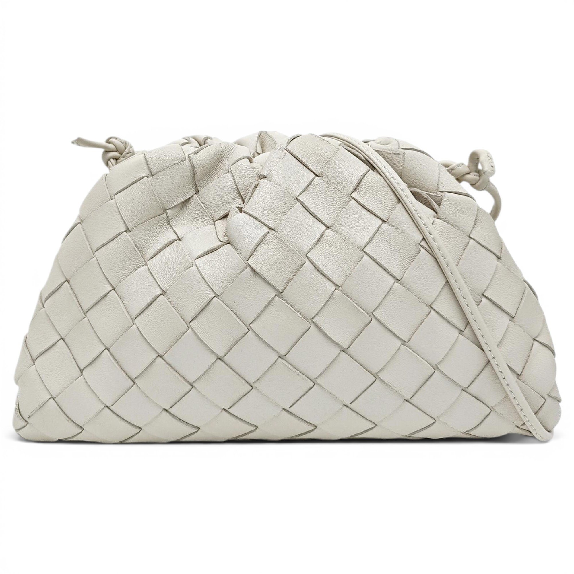 Pouch leather handbag