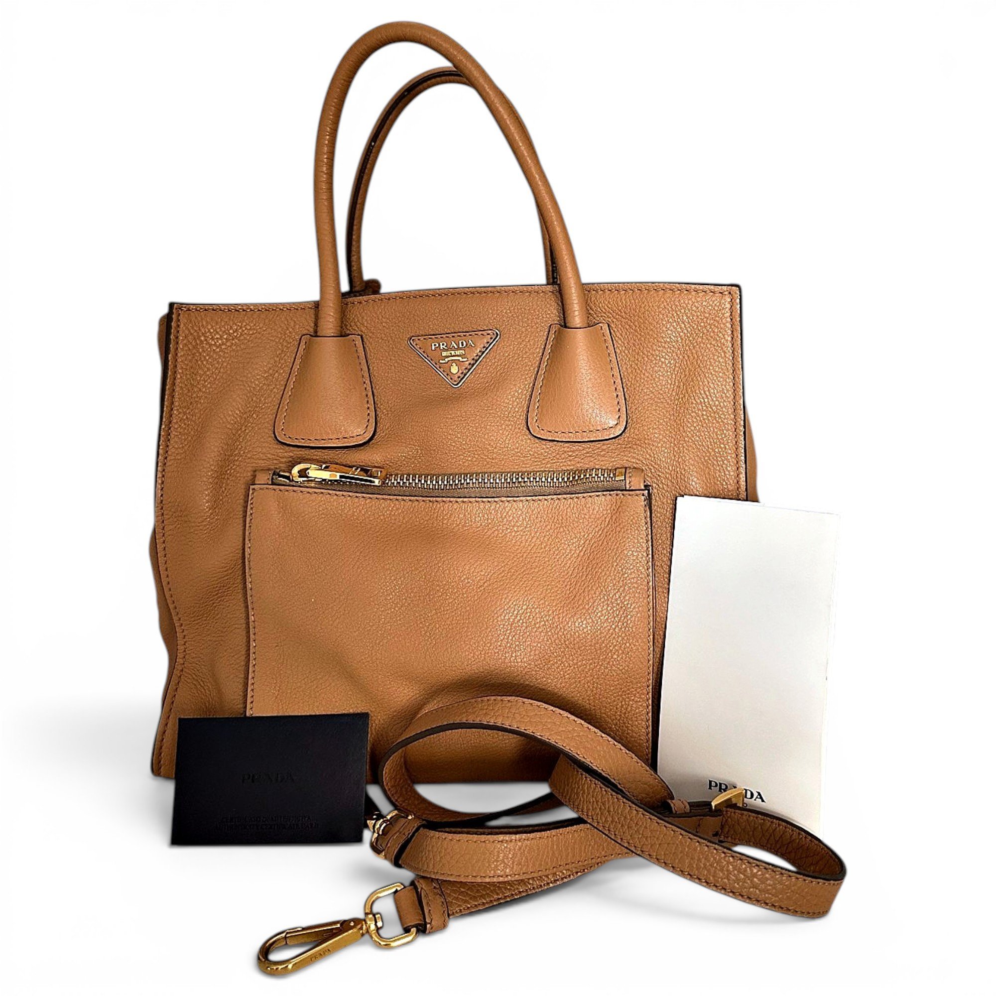 Leather tote