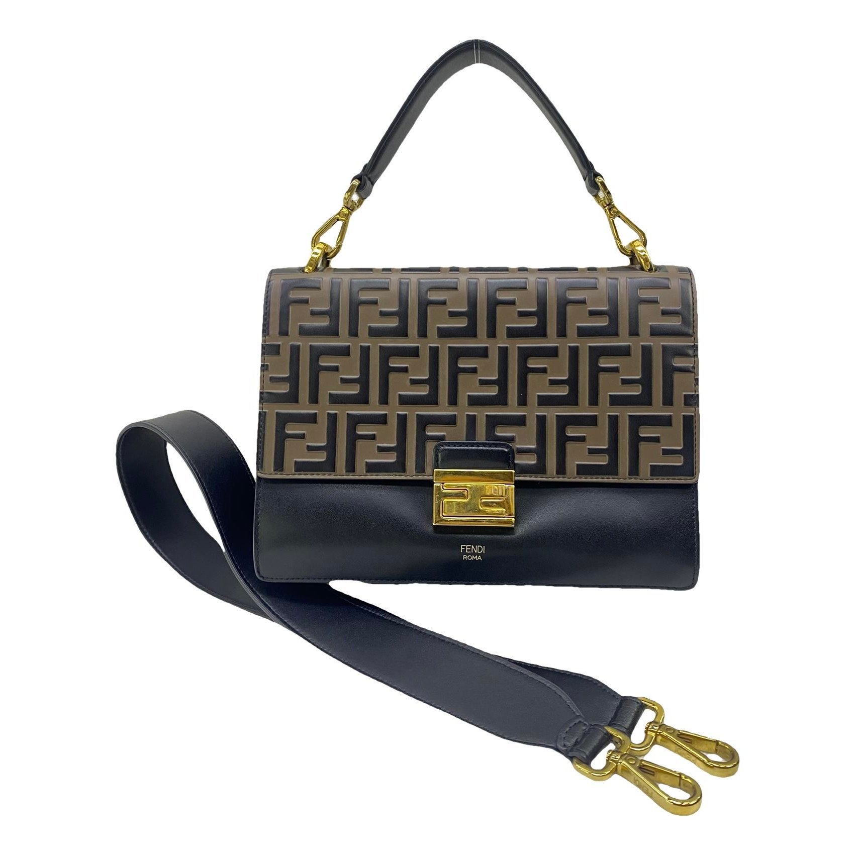 Kan U leather crossbody bag