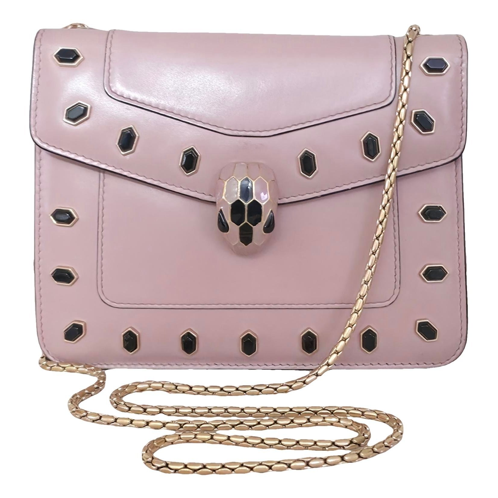 Serpenti leather crossbody bag