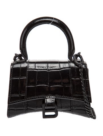 Embossed Leather Hourglass Mini