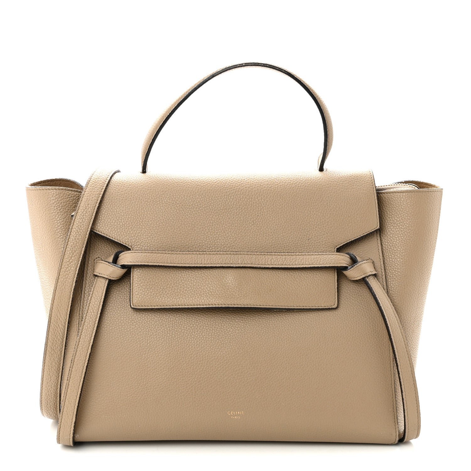 Celine Baby Grained Calfskin Mini Belt Bag Dune