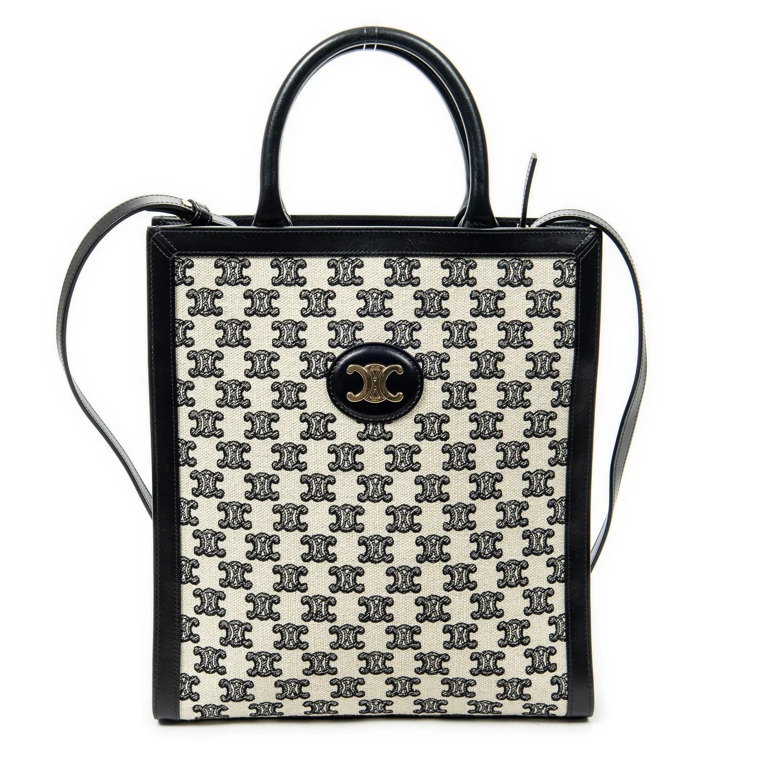 Canvas Vertical Cabas Tote