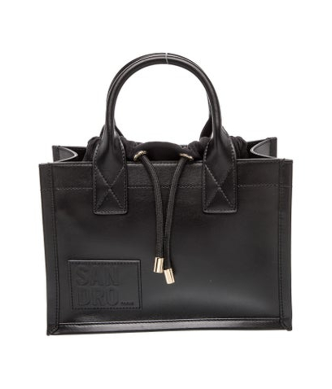 Sandro Leather Top Handle Bag