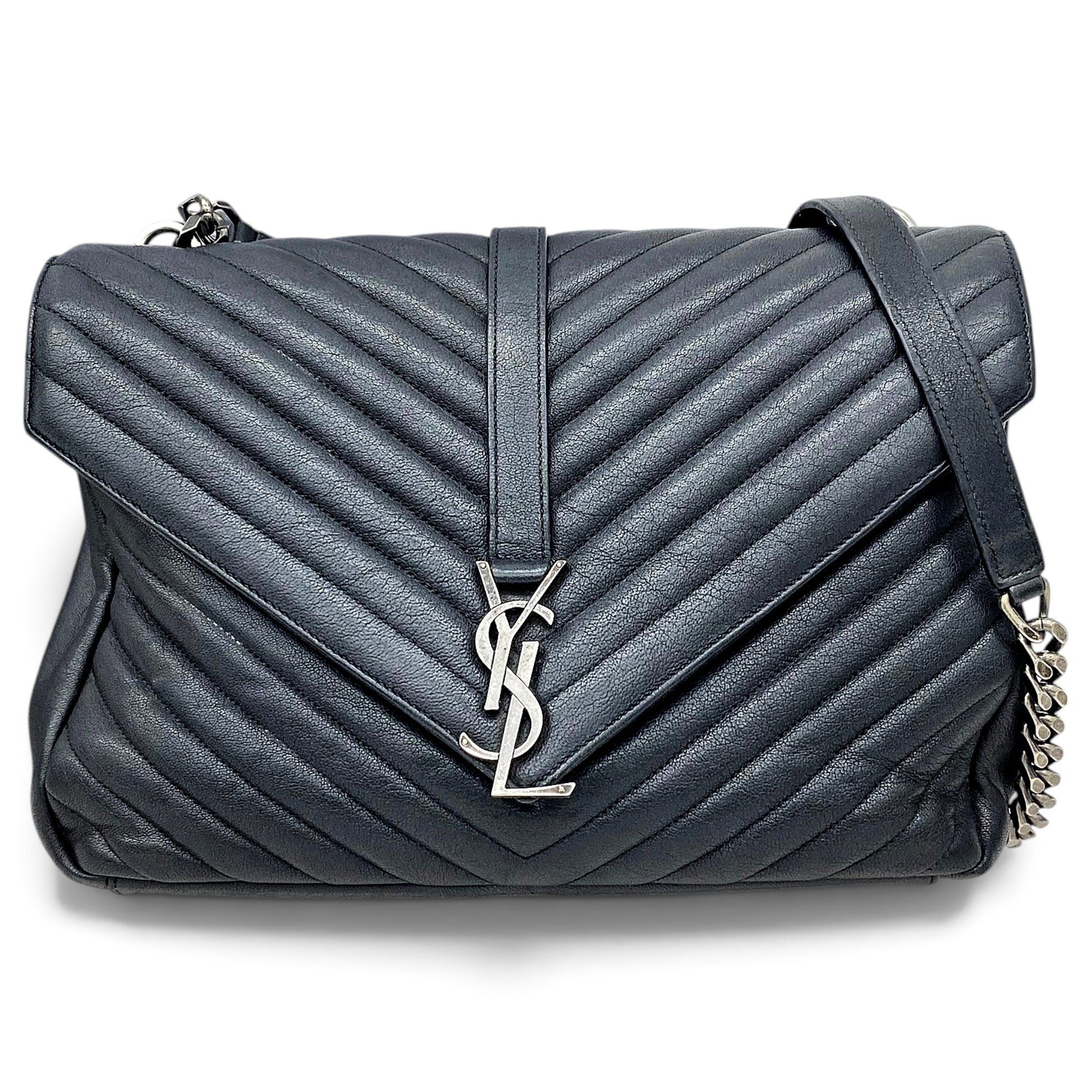 Collége monogramme leather handbag