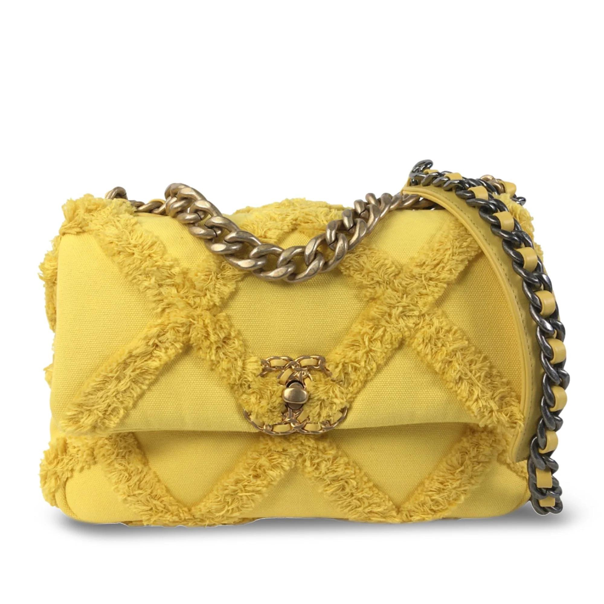 Chanel 19 cloth handbag